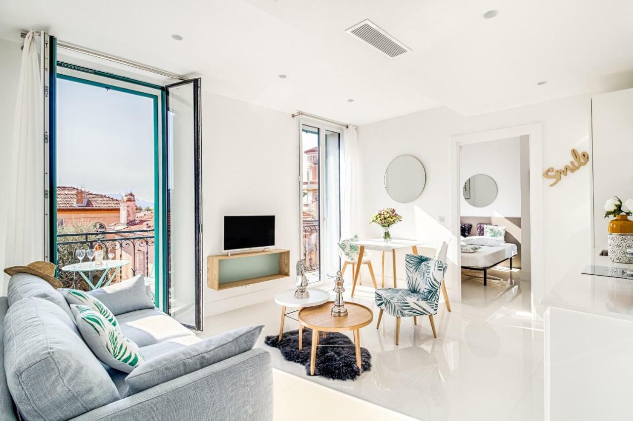 New ! Sea View Design + Balcony 203 Daire Villefranche-sur-Mer Dış mekan fotoğraf